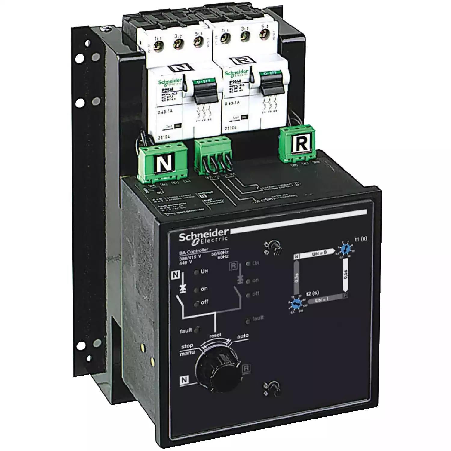remote control source changeover, Transferpact, ACP plate and UA controller, 220 VAC to 240 VAC 50/60 Hz