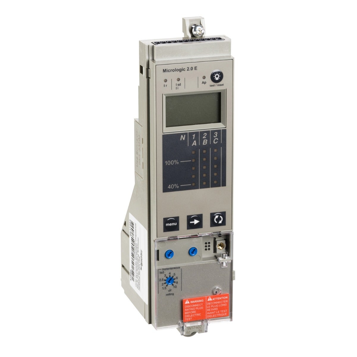 control unit Micrologic 2.0 E, basic protections LI, energy meter measurement (Pre-Order 45 days)