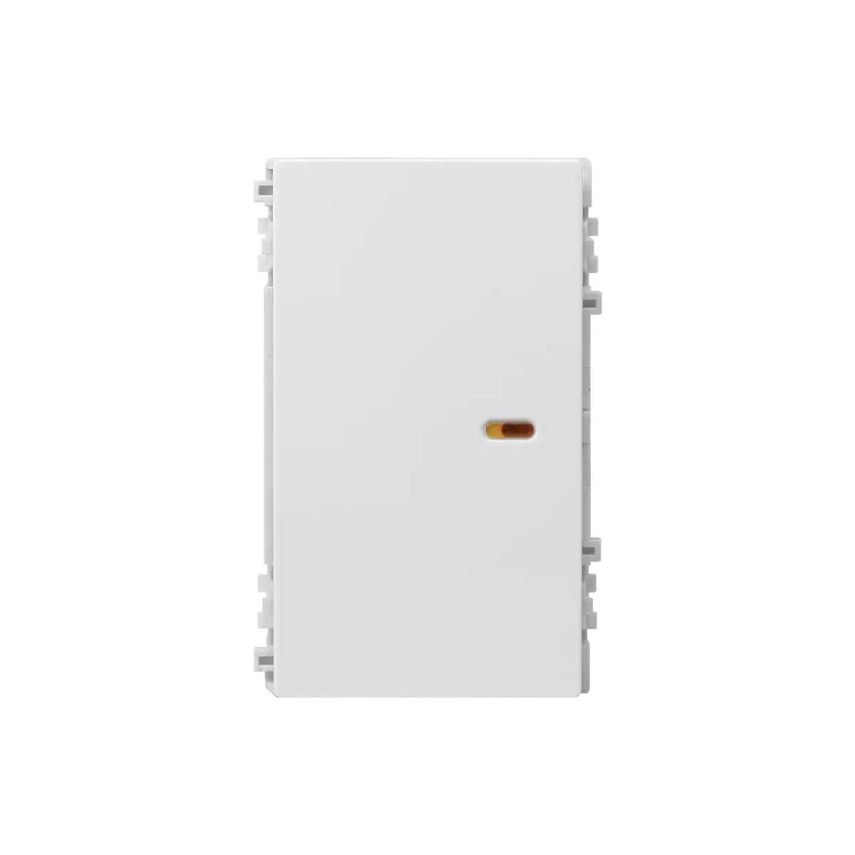 250V 16AX 1 Way Switch 3M Sized Module, White