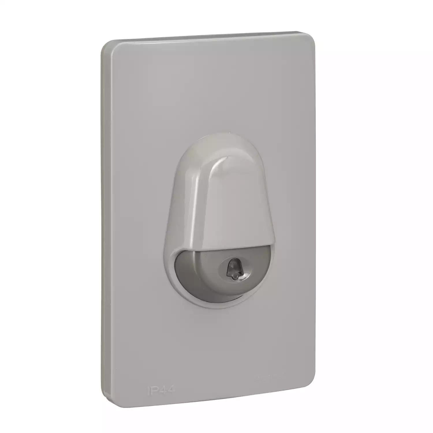 Kavacha - Surface Mounted Door Bell with LED Indicator - Grey - IP44