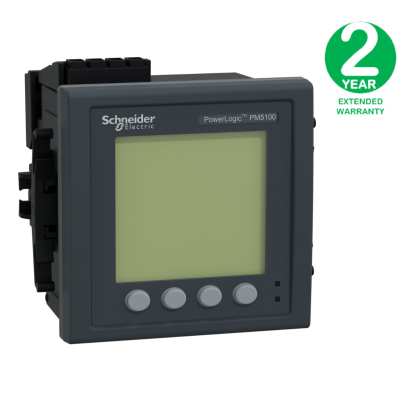 power meter PowerLogic PM5110, modbus, up to 15th Harmonic, 1DO 33 alarms + Extension Warranty 2 year