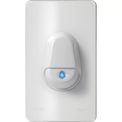 Kavacha -Surface Mount Door Bell with LED Indicator (White) IP44