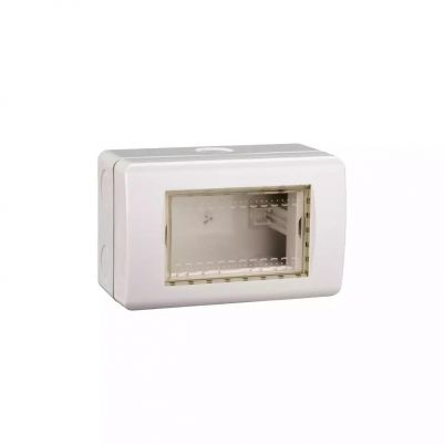 Concept - Weather Proof Cover with Surface Mounted Enclosure, Horizontal, White