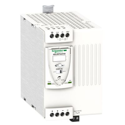 Regulated switch power supply- modicon power supply- 1 or 2 phase- 100...500V- 24V- 10A