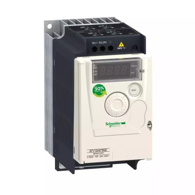 variable speed drive ATV12 - 0.75kW - 1hp - 200..240V - 1ph - with heat sink