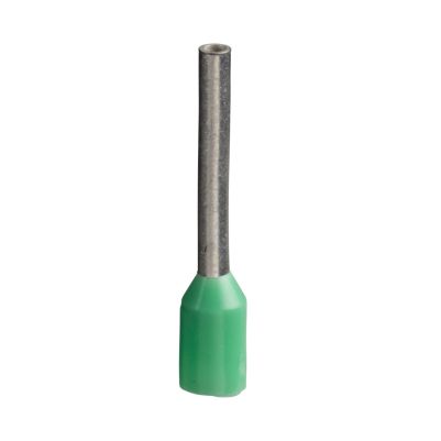Cable ends- Linergy TR cable ends- single conductor- green- 0.34mmÂ²- medium size- 10 sets of 100
