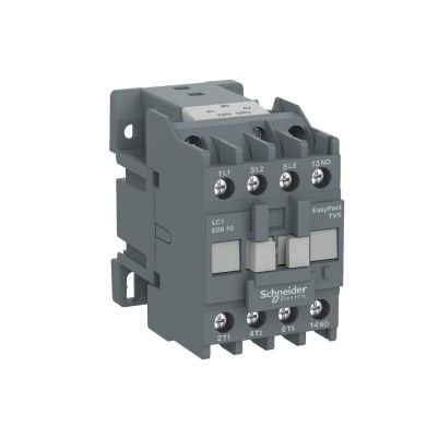 Contactor-EasyPact TVS-3P(3NO)-AC-3-<=440V-12A-380V AC coil-50Hz-1NO auxiliary contact
