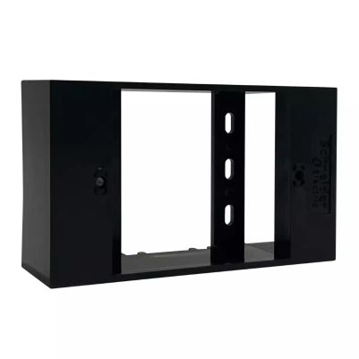 Surface mounting box, AvatarOn A, Black