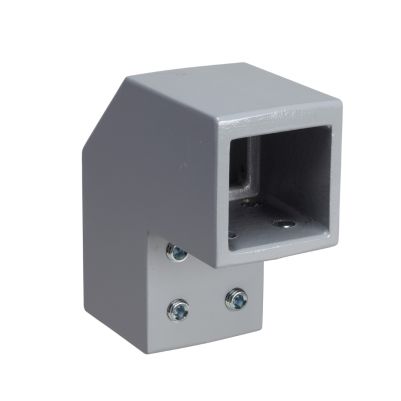 Fixed bracket- square 50 mm RAL 7040. For SPACIAL S3CM HMI encl.