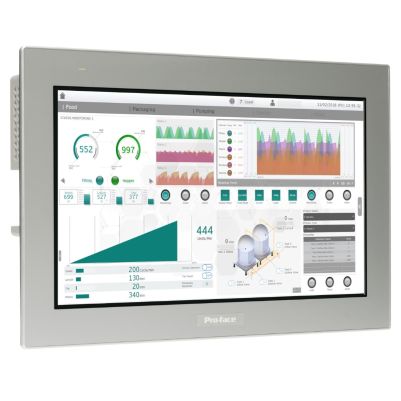 15"W touch panel display- 2COM- 2Ethernet- USB host&device- 24VDC