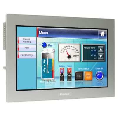 15"W touch panel display- 2COM- 2Ethernet- USB host&device- 24VDC- GP-ProEX model