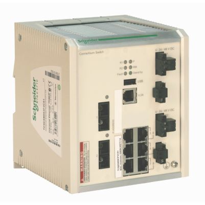 ConneXium Extended Managed Switch - 8 ports for copper - Coated