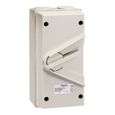 Kavacha - 63A - 440V - Surface Mount triple Pole Isolating Switch - IP66