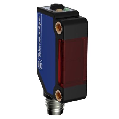 Photoelectric sensors XU, miniature, reflex, Sn=6 m, PNP, connector M8