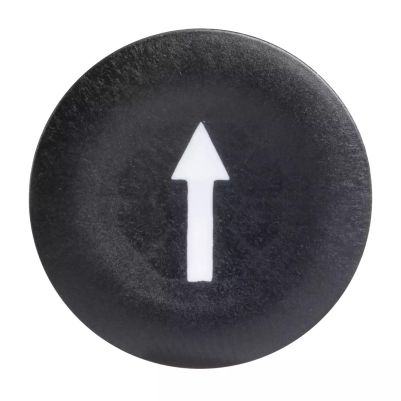 Harmony XB4, Cap for push button Ø22 , plastic, black, marked DOWN ARROW