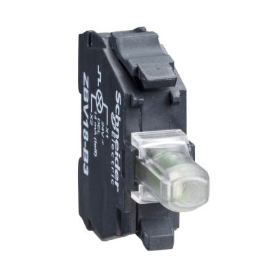 Light block- Harmony XB4 XB5- green- for head 22mm- integral LED- screw terminal for lugs- 24...120V