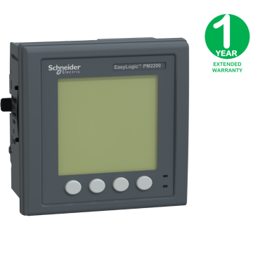 EasyLogic PM2230, Power & Energy meter, up to the 31st harmonic, LCD display, RS485, class 0.5S + Extension Warranty 1 year