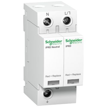 iPRD8r modular surge arrester - 1P + N - 350V - with remote transfert