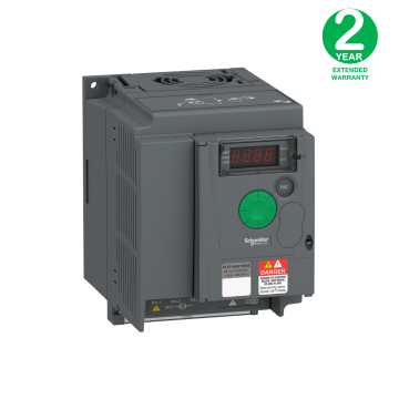 variable speed drive ATV310, 1.5 kW, 2 hp, 380...460 V, 3 phase, without filter + Extended Warranty 2 year