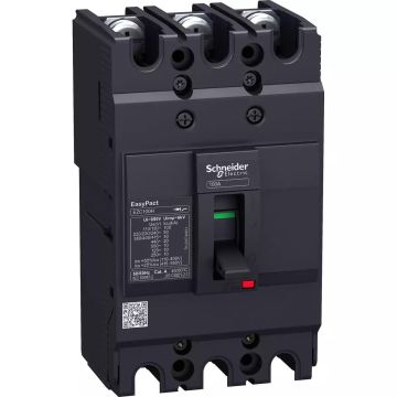 circuit breaker EasyPact EZC100N - TMD - 30 A - 3 poles 3d