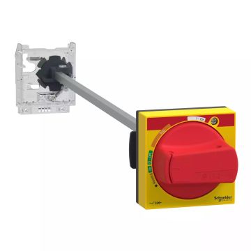 Extended rotary handle kit, TeSys Deca, IP54, red handle, with trip indication, for GV2L-GV2P