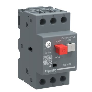Motor circuit breaker- EasyPact- TVS GZ1E- AC-3- 3P- 0.40..0.63A- thermal magnetic detection
