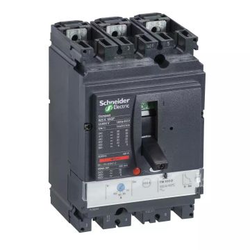 Circuit breaker ComPact NSX160N, 50kA at 415VAC, TMD trip unit 125A, 3 poles 3d