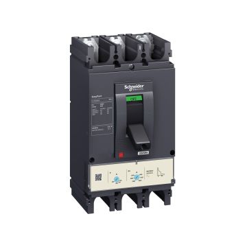 Circuit breaker EasyPact CVS400F, 36 kA at 415 VAC, 320 A rating thermal magnetic TM-D trip unit, 3P 3d