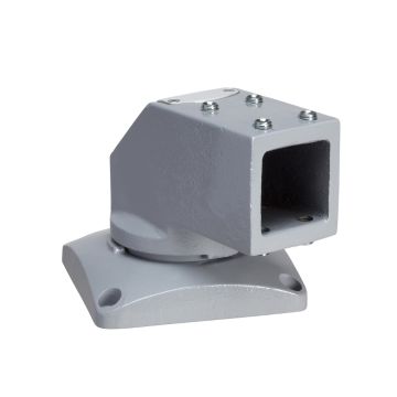 Horizontal rotating bracket- square 50 mm RAL 7040. For S3CM HMI encl.
