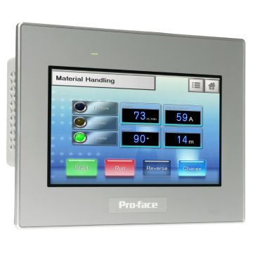 7"W touch panel display- 2COM- 2Ethernet- USB host&device- 24VDC- GP-ProEX model