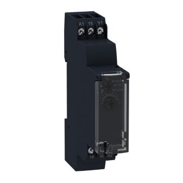 Modular timing relay- Harmony- 0.7A- 1CO- 0-1s..100h- on delay- solid state output- 24..240V AC DC