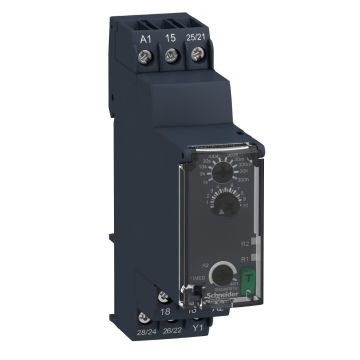 Modular timing relay- Harmony- 8A- 2CO- 0.05sâ€¦300h- on delay and off delay- 24...240V AC DC