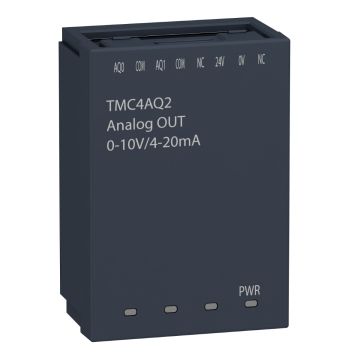 analogue output cartridge- Modicon M241- 2 analog outputs