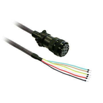 power cable 5m shielded 4x 1-3mmÂ²- BCH2 brake MIL connector