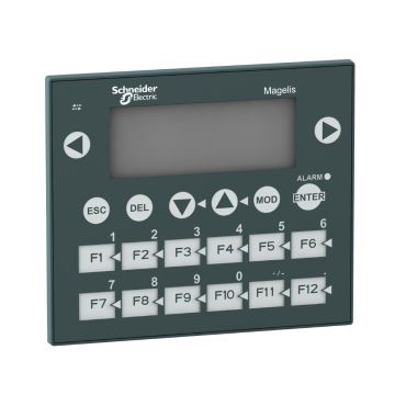 small panel with keypad - matrix screen - G-O-R - 122 x 32 pixels - 24 V DC