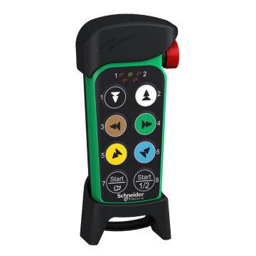 Remote control- Harmony eXLhoist- compact- LED- 6 motion push buttons- 2 auxiliary push buttons