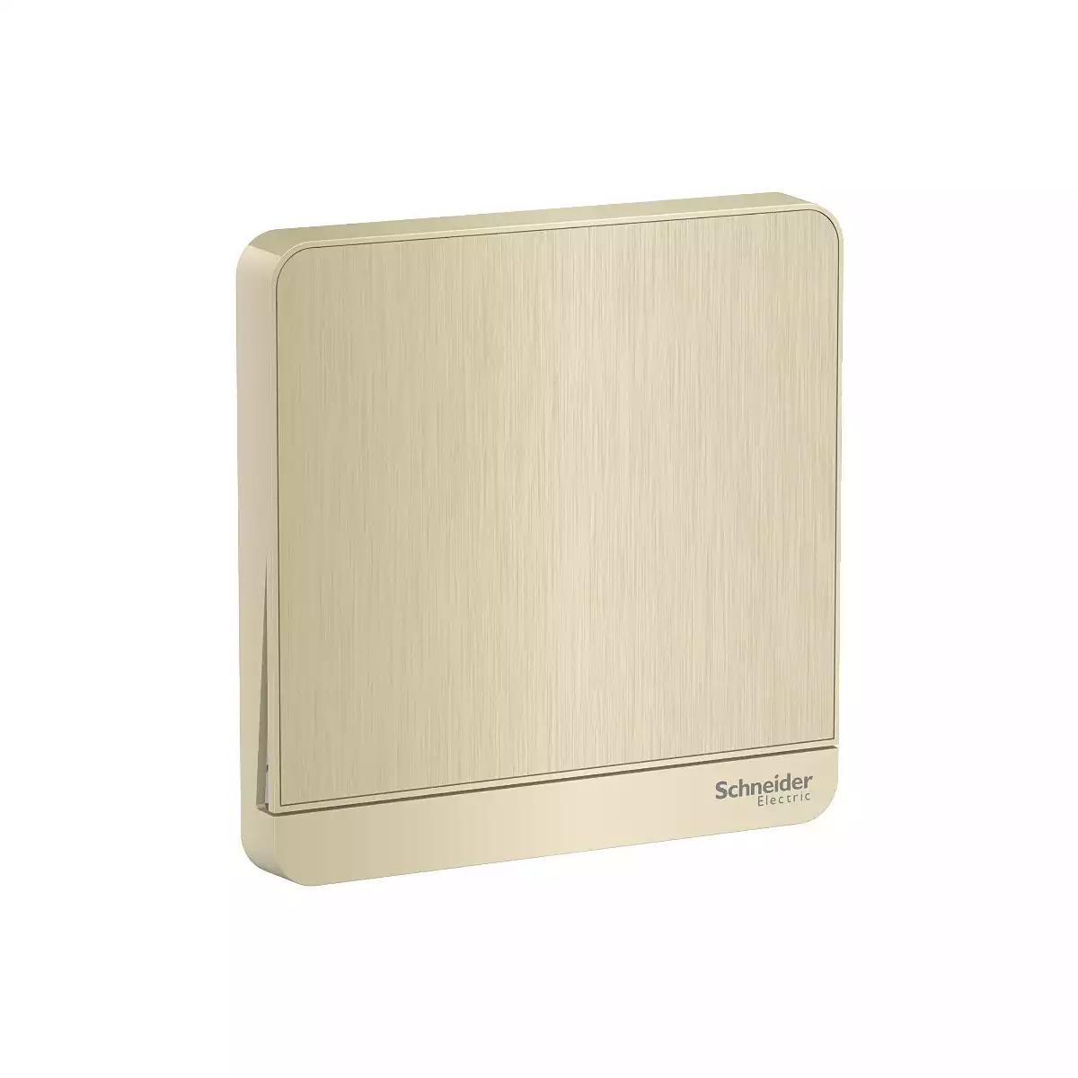 AvatarOn, cover plate for switch, Metal Gold Hairline