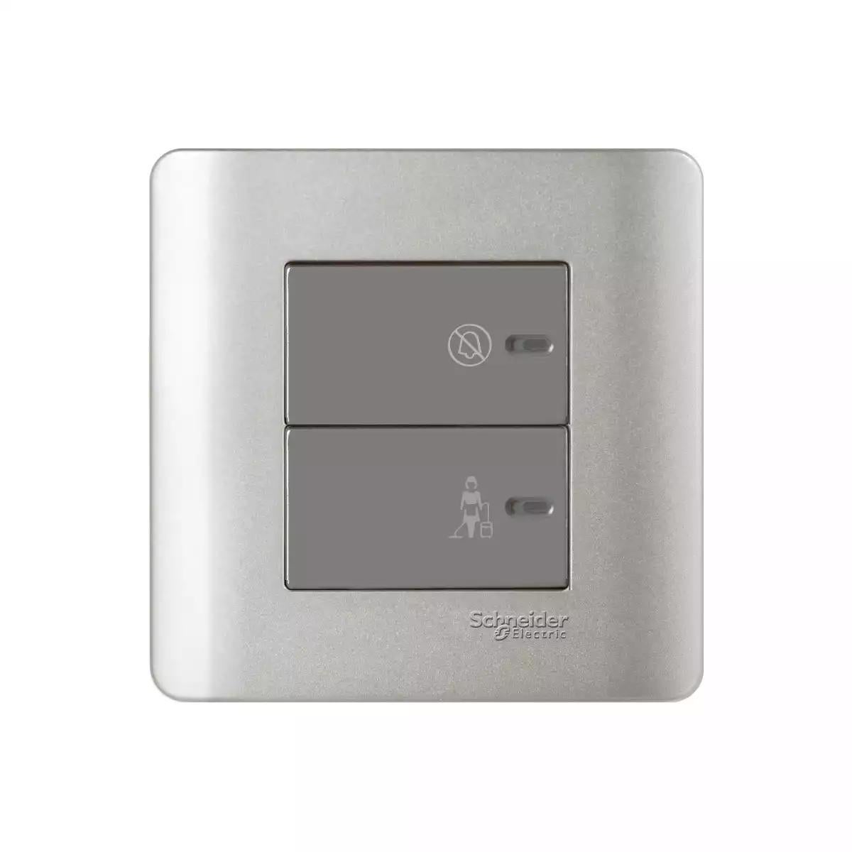 Zencelo-ELV - ELV+ 2 Gang Tactile Switch with DND & PCU LED
