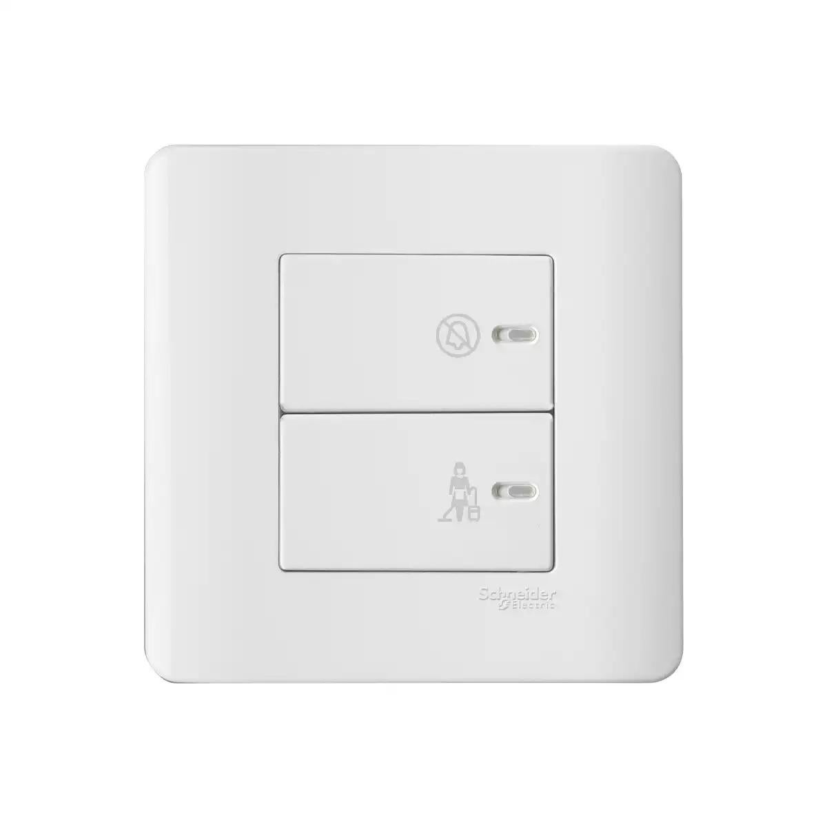 Zencelo-ELV - ELV+ 2 Gang Tactile Switch with DND & PCU LED (WZ)