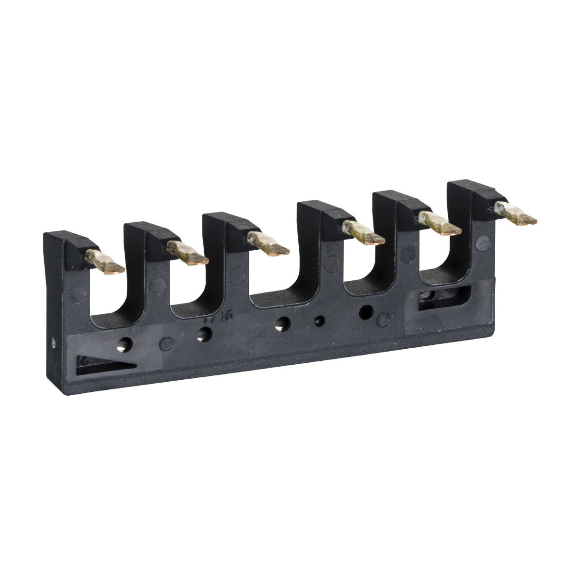 Set of power connections, parallel busbar, for 3P reversing contactors assembly, LC1D09-D38 spring terminals