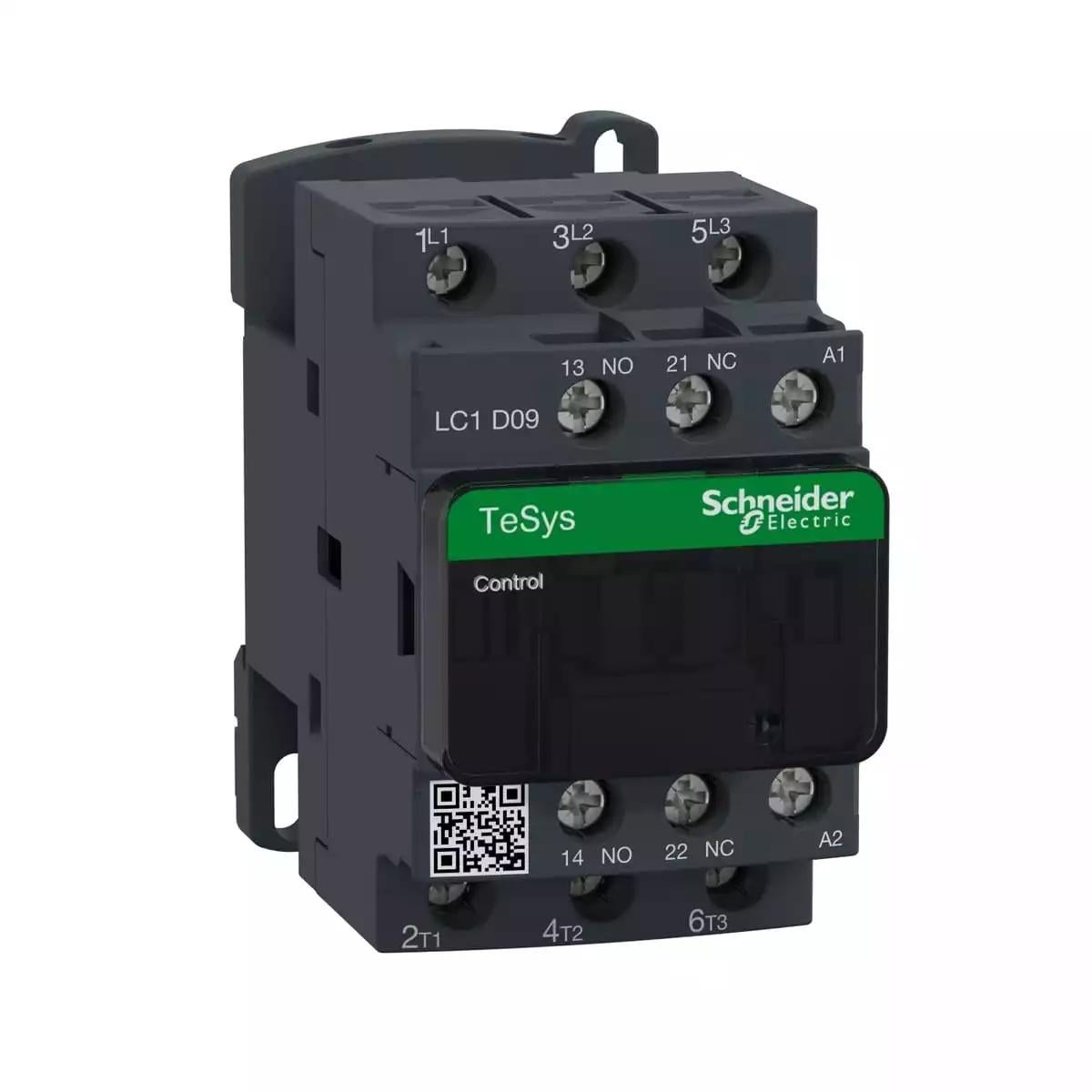 TeSys Deca contactor - 3P(3 NO) - AC-3/AC-3e - <lt/>= 440 V 9 A - 110 V AC coil