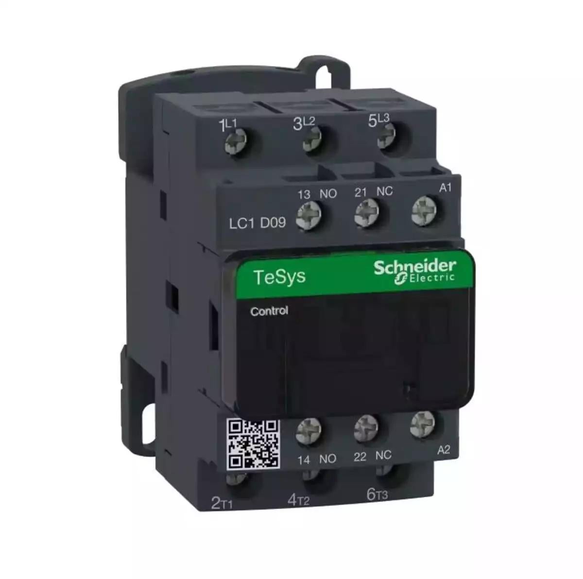 TeSys Deca contactor - 3P(3 NO) - AC-3/AC-3e - <lt/>= 440 V 9 A - 220 V AC coil