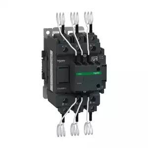 Capacitor contactor, TeSys Deca, 63 kVAR at 400 V/50 Hz, coil 220 V AC 50/60 Hz