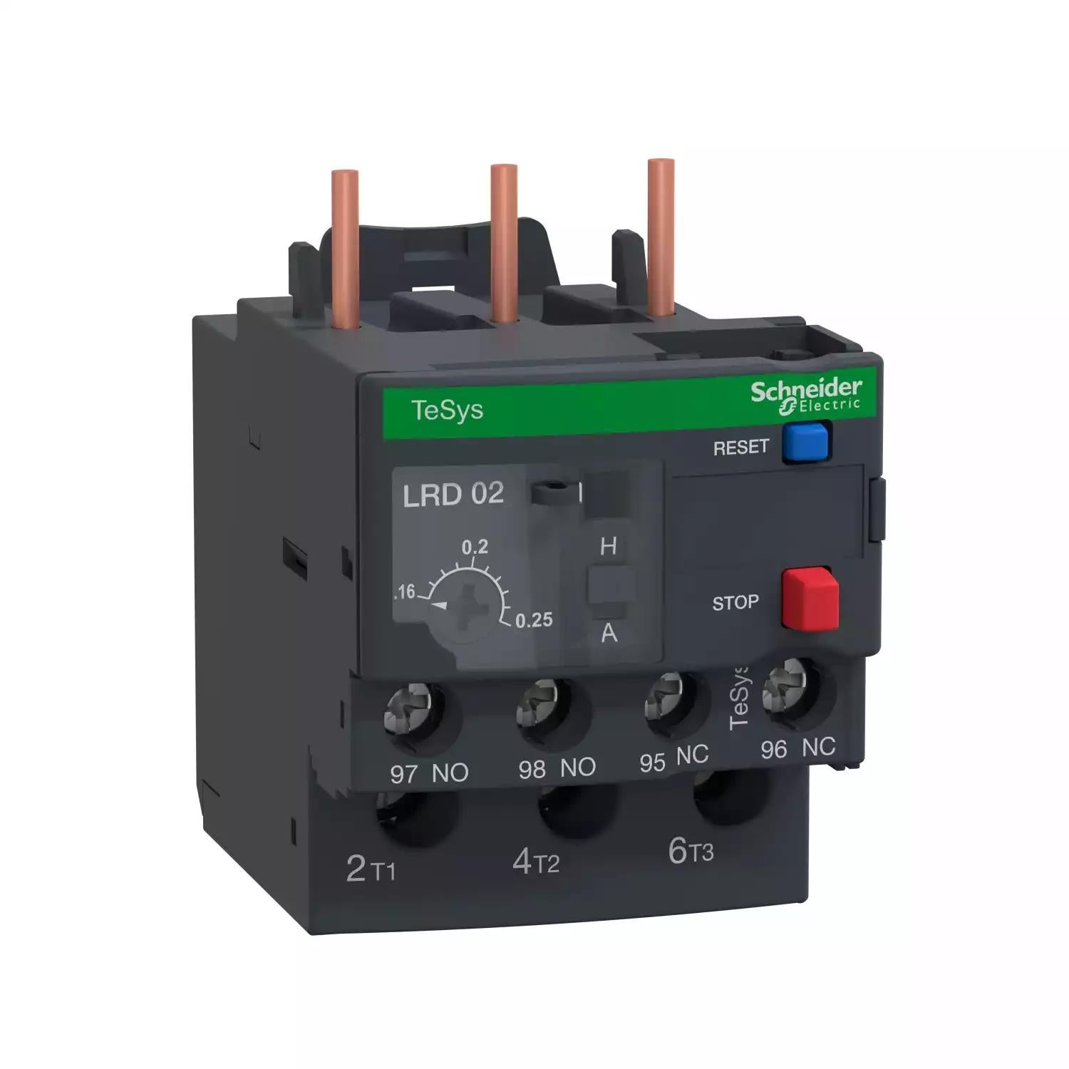 TeSys Deca thermal overload relays - 0.16...0.25 A - class 10A
