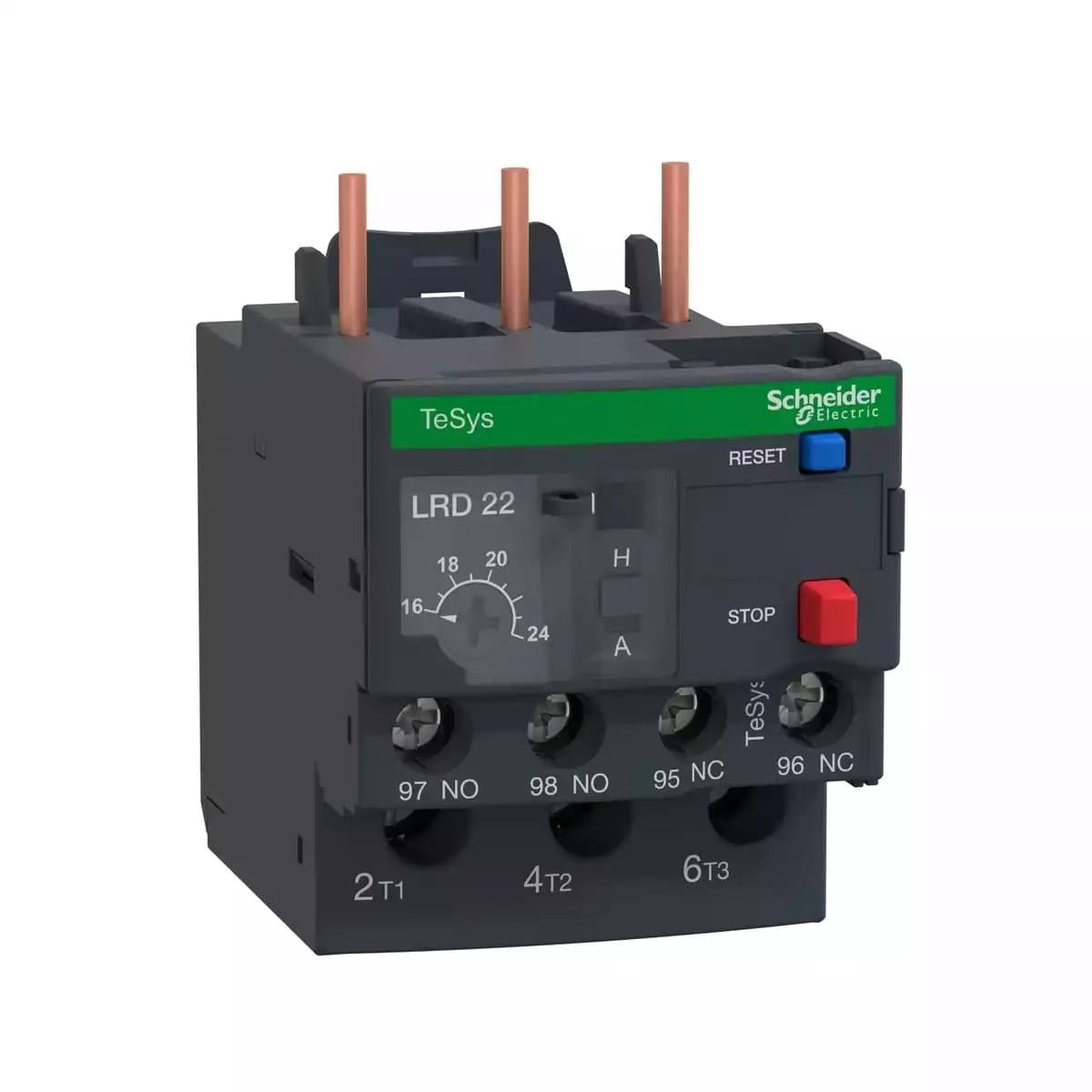 Thermal overload relay, TeSys Deca, 16...24 A, class 10A
