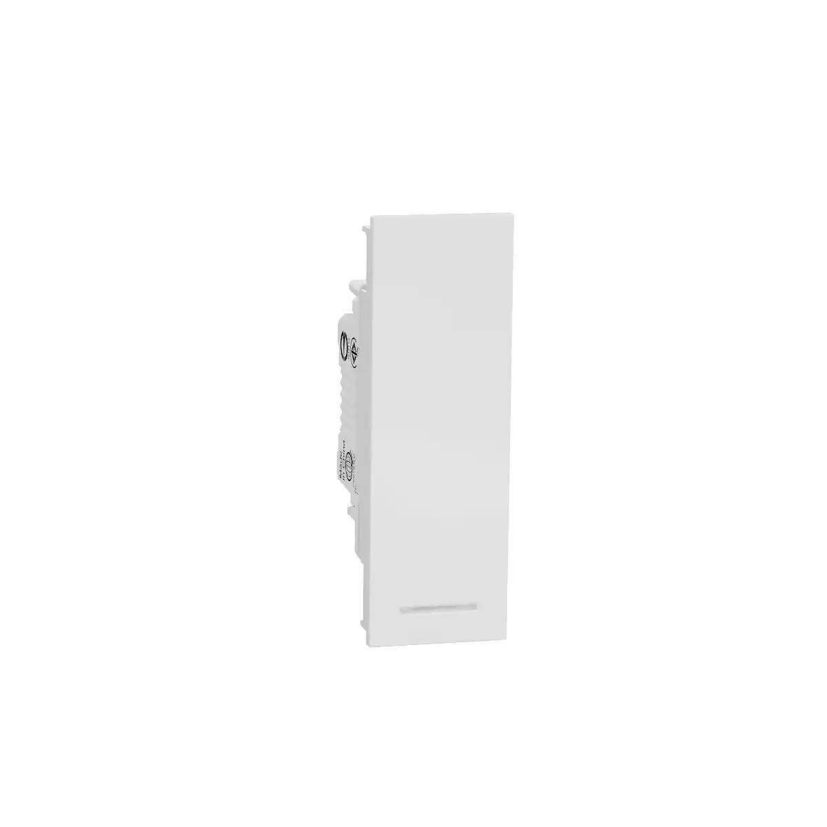 Switch, Avataron A , 16AX 250V, 2 Way, S sized, White