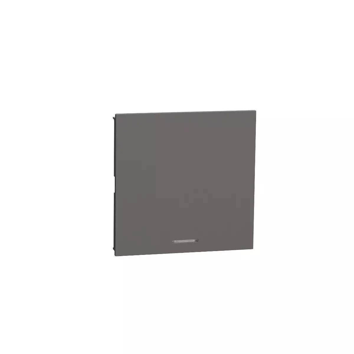 Switch, Avataron A, 16AX 250V, 1 Way with Fluorescent E sized, Black