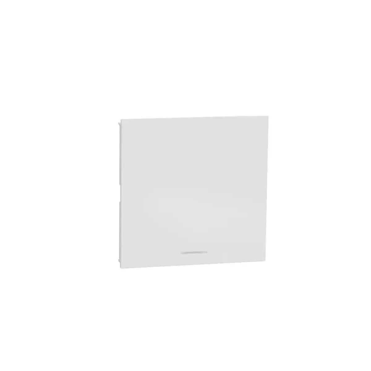 Switch, Avataron A, 16AX 250V, 1 Way with Fluorescent E sized, White
