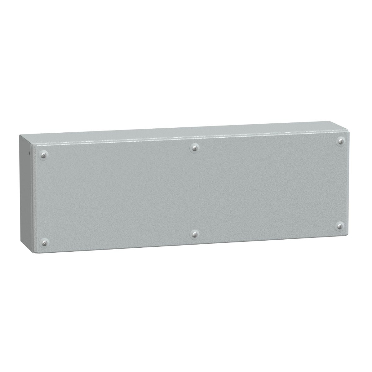 Metal industrial box plain door H200xW600xD120 IP66 IK10 RAL 7035