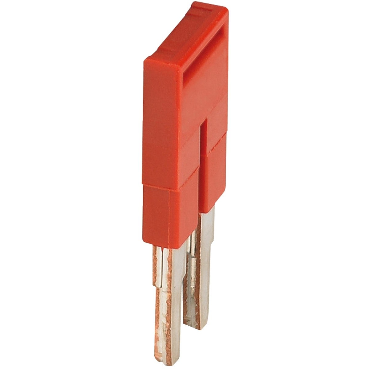 PLUG-IN BRIDGE, 2POINTS FOR 2,5MM² TERMINAL BLOCKS, RED